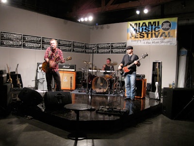Honeytribe, a rock band fronted by Gregg Allman's son Devon, performed at Charcoal Studio in the design district.