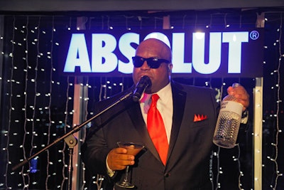 The final act of the evening was a performance by Cee Lo Green, which took place on the venue's 14th floor.