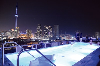The Thompson Toronto, which opened in June, has an infinity pool on the 16th floor.