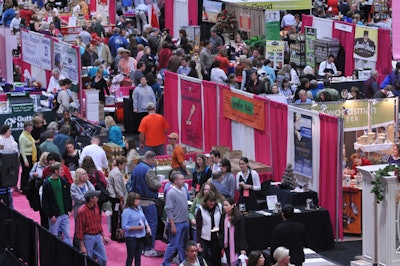 The 2010 show attracted 300 exhibitors and featured widened aisles and free shopping bags for attendees.