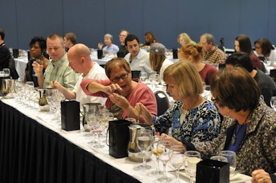 In addition to the live cooking demonstrations, attendees could also check out wine and beer tasting seminars.