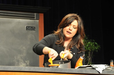 Celebrity chefs are one of the big draws for the annual show, and for 2010, Rachael Ray, Bobby Flay, and Paula Deen performed live cooking demonstrations and V.I.P. meet-and-greet sessions.