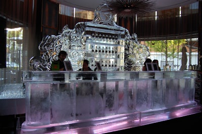 LexPR called on Iceculture to create an elaborate ice bar—a replica of the wooden bar featured in the television ads for Russian Standard—for the brand's Canadian launch, held at One Restaurant in the Hazelton Hotel in May.