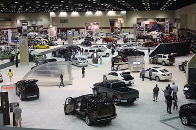 Organizers said the 22 exhibitors requested more space this year, resulting in a 15 percent larger show floor than in 2009.