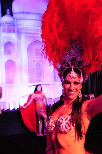 Best Buddies vice president of special events Scott Tracy also hired dancers from Joy Entertainment to entertain guests during the cocktail reception.