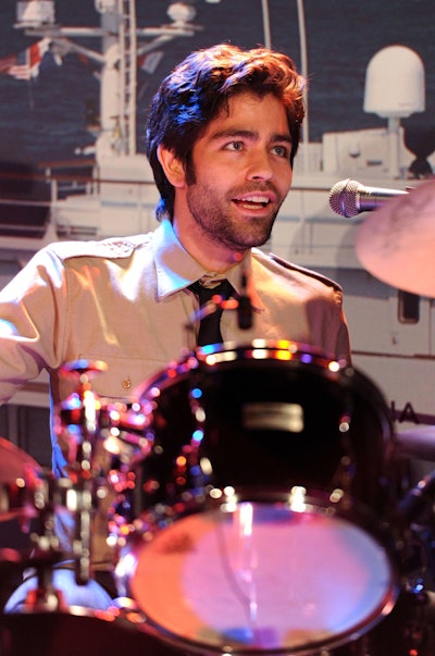 Adrian Grenier of the Honey Brothers performed at the Oceana benefit at the Esquire house on November 13.