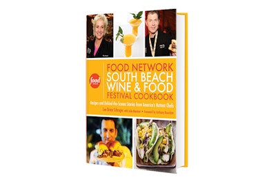 Available November 16, the Food Network South Beach Wine & Food Festival Cookbook from Clarkson Potter commemorates 10 years of the festival with chef interviews, recipes, and other behind-the-scenes tidbits from director Lee Brian Schrager.