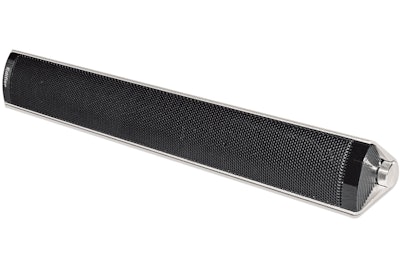 Ideal for meetings and presentations, the Edifier Soundbar USB ($49.99, available through Apple in December) is a 10-inch speaker that connects to a laptop through a USB port and emits stereo-quality sound.