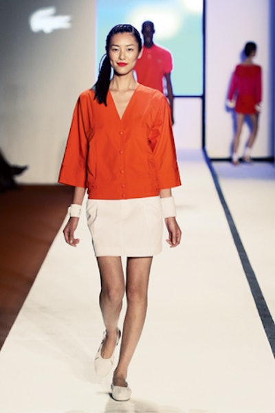 Whether in shades of tangerine, pumpkin, or—as Pantone calls it—'coral rose,' orange was one of the hottest color trends during the spring 2011 shows at Mercedes-Benz Fashion Week.