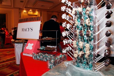 Macy's offered chocolate lollipops and its signature Frango mints.