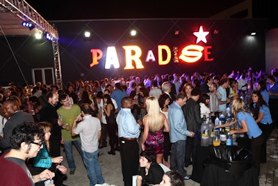The Museum of Contemporary Art and Vanity Fair hosted its on-site kick-off party to Art Basel on Tuesday, for over 3,000 guests. Grey Goose sponsored, while 2 Taste Catering handled the Caribbean-inspired cuisine, which complemented the current Bruce Weber Haiti/Little Haiti photography exhibit. Upon arrival, guests were greeted by the Notre Dame Perpetual Secours choir from Notre Dame D'Haiti Catholic Church in Little Haiti. Later, the Mushy Widmaier Quartet, a creole jazz band, performed.