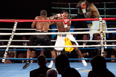 The main event at Fight Night is the boxing matches. There were four bouts this year.
