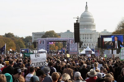 More than 200,000 Comedy Central fans descended on the National Mall for Jon Stewart and Stephen Colbert's Rally to Restore Sanity and/or Fear in October.
