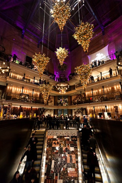 The Liberty Hotel's five-floor rotunda served as the Boston Music Awards venue for the second year.