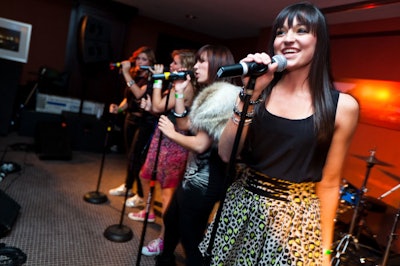 Pop quintet and nominee Varsity Girls performed in the Liberty's Esplanade room.