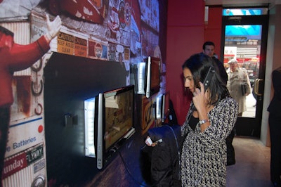 In an effort to get consumers to connect with its two TV series beyond buying branded merchandise, History created virtual games in its pop-up.