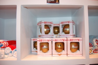 Some products, such as holiday ornaments, were created just for the store.