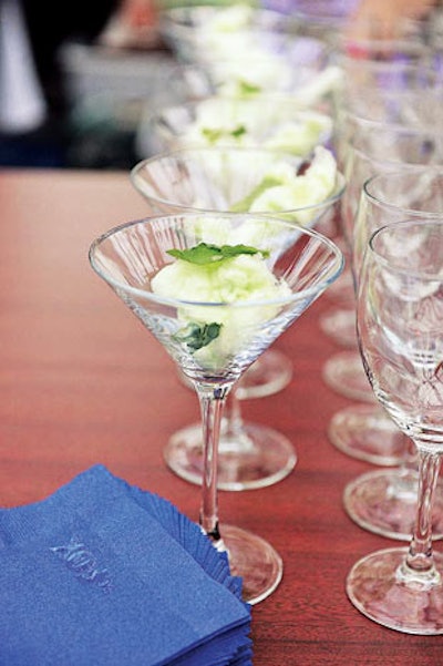 During the Fox Upfront in New York in May, bartenders served the 'So Magical,' a mixture of rum, lime juice, and muddled mint poured over sour-apple cotton candy.