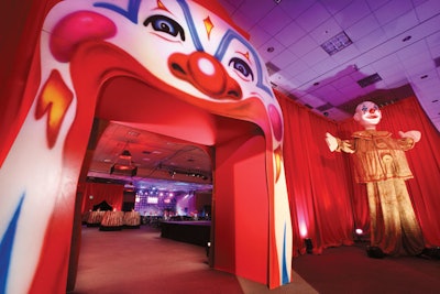 The Recording Academy's Grammy Awards after-party in L.A. was a dark, mysterious take on the circus.