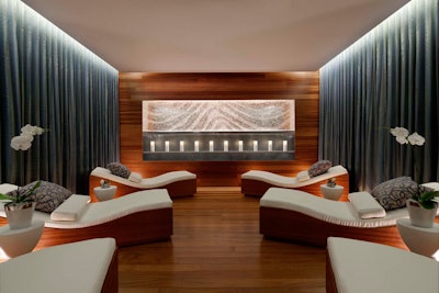 For a wintry touch, the spa at Vdara offers a menu of treatments that use peppermint.