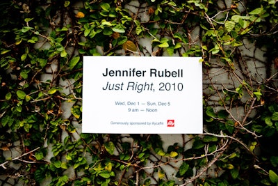 Rubell's event was sponsored by illy and lasted through Art Basel.