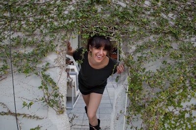 Rubell herself broke the wall through which guests had to enter.