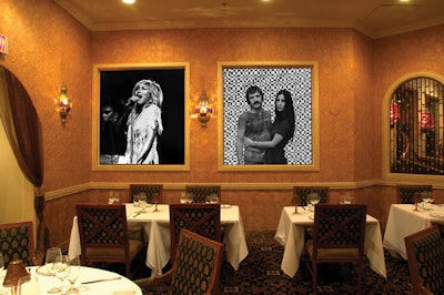 In the revamped space, photos of celebrities who have visited the Sahara line the walls.