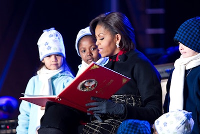 First lady Michelle Obama read 'A Visit From St. Nicholas.'