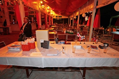 Miceli made sure the items up for silent auction were authentically Scandinavian as well. These included a champagne cooler from jeweler Georg Jensen of Denmark and a hammock from bed manufacturer Hastens of Sweden, among others.