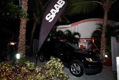 John E. Anderson, executive director of sales for Saab Cars North America, attended the event and gave a speech about the car manufacturer's resilience during tough economic times. $500 incentive cards were handed out to those interested in buying a new Saab from now until March.