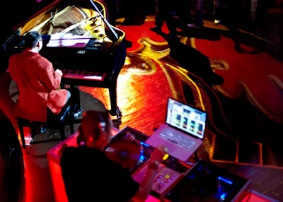 As a reference to the history of the brand and the idea of creating a new age for cocktails, the event mixed the musical sounds of jazz and soul pianist Miles Dalto with DJ Cato's digital tunes.