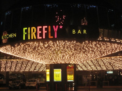 The employees made their final stop at the Firefly Kitchen & Bar.