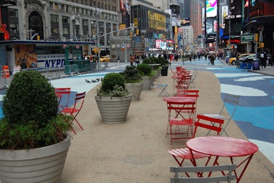 Times Square's Pedestrian Plaza