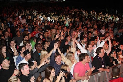 An estimated 5,000 people attended Jam on the Sand on New Year's Eve.