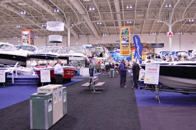 The show, held at the Direct Energy Centre, covers more than 400,000 square feet of exhibit space with 600 exhibitors displaying a range of products and more than 1,000 boats.