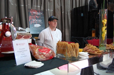Platinum Catering Company, the in-house caterer at the Air Canada Centre, handled the food for the event.