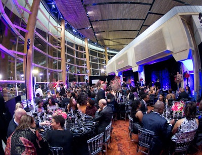 Nearly 200 people, about 50 more than last year due to the larger venue, attended the preshow dinner on Friday night.