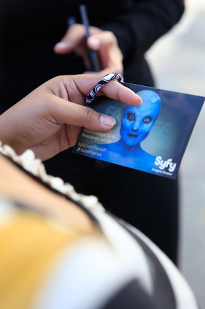 Syfy promoted its new competition TV series, Face Off, with a consumer event at the Grove.