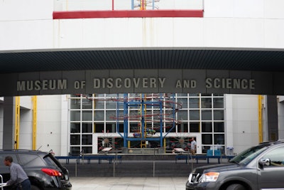 The Museum of Discovery and Science serves around 450,000 visitors each year.