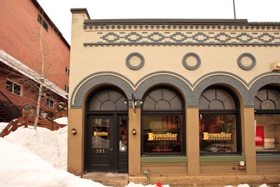 The Precision team spent a week transforming the gallery into the Brown Star Insurance pop-up.