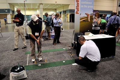 The P.G.A. Show partnered with the United Inventors Association to create a new exhibit of 17 golf-related inventions, such as the PutterRx, a device that attaches to a putter to help golfers develop a consistent stroke.