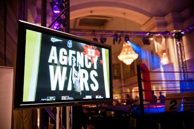 The second annual Agency Wars boxing event took over Arcadian Court on Wednesday night.