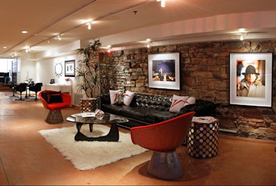 For the fourth year, Variety hosted the Variety Studio. Open from January 21 to 24, the Main Street lounge provided a working space for the publication's editorial staff to interview actors, directors, writers, and producers. Pillows with the magazine's logo decorated a homey lounge, and brands including the Peninsula Chicago and Woolrich John Rich & Bros. offered gifts.