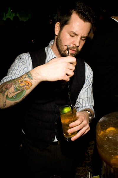 At the after-party, mixologists from Bar Deville, Branch 27, Gilt Bar, Boka Restaurant Group, Sable, and Violet Hour stirred up concoctions using ingredients from sponsor Argo Tea.