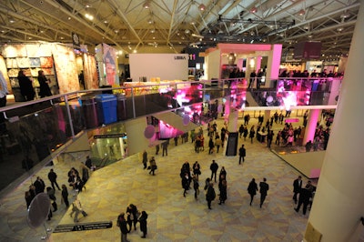 The opening night party was held at the same venue as the rest of the show, the main floor of the Metro Toronto Convention Centre.