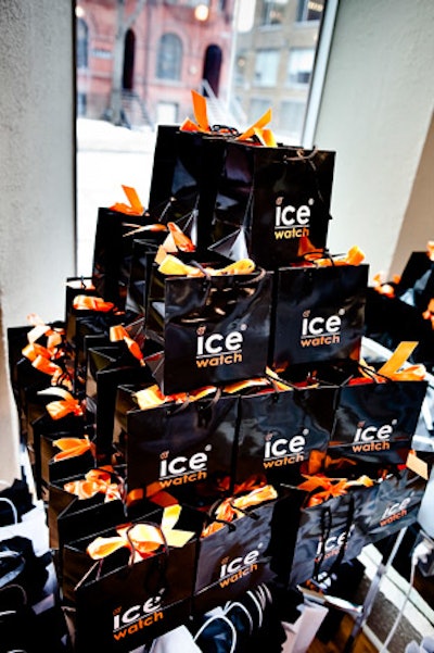 Before leaving, guests took home an Ice-Watch of their own.