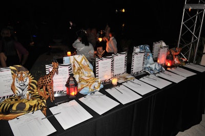 The party included a silent auction with more than 40 items.