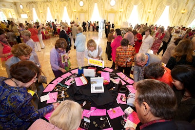 The silent auction included more than 300 items that brought in more than $33,000.