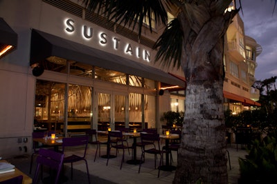 The patio has room for 28 seated.