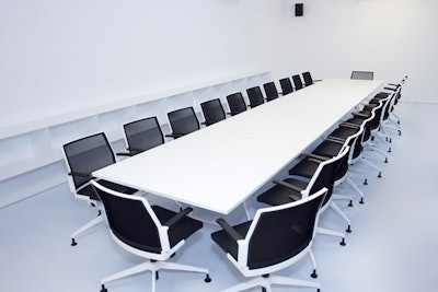 For small meetings, the Museum of the Moving Image has a 25-seat seminar room with a fixed conference table and video capabilities.